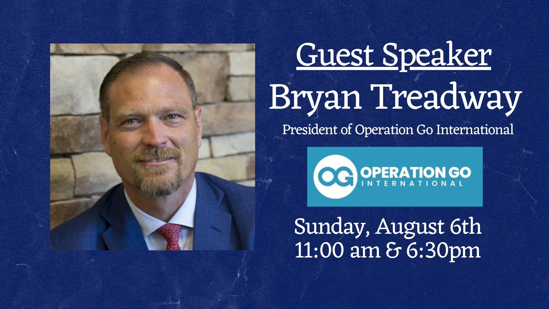Guest Speaker - Bryan Treadway